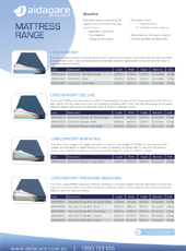 Lifecomfort Mattress Range Flyer 